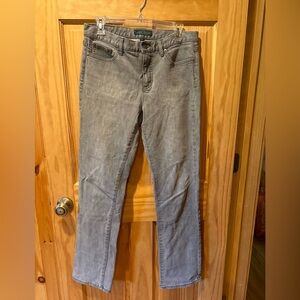 LRL Lauren Ralph Lauren Women's Classic Straight Leg Gray Jeans size 8